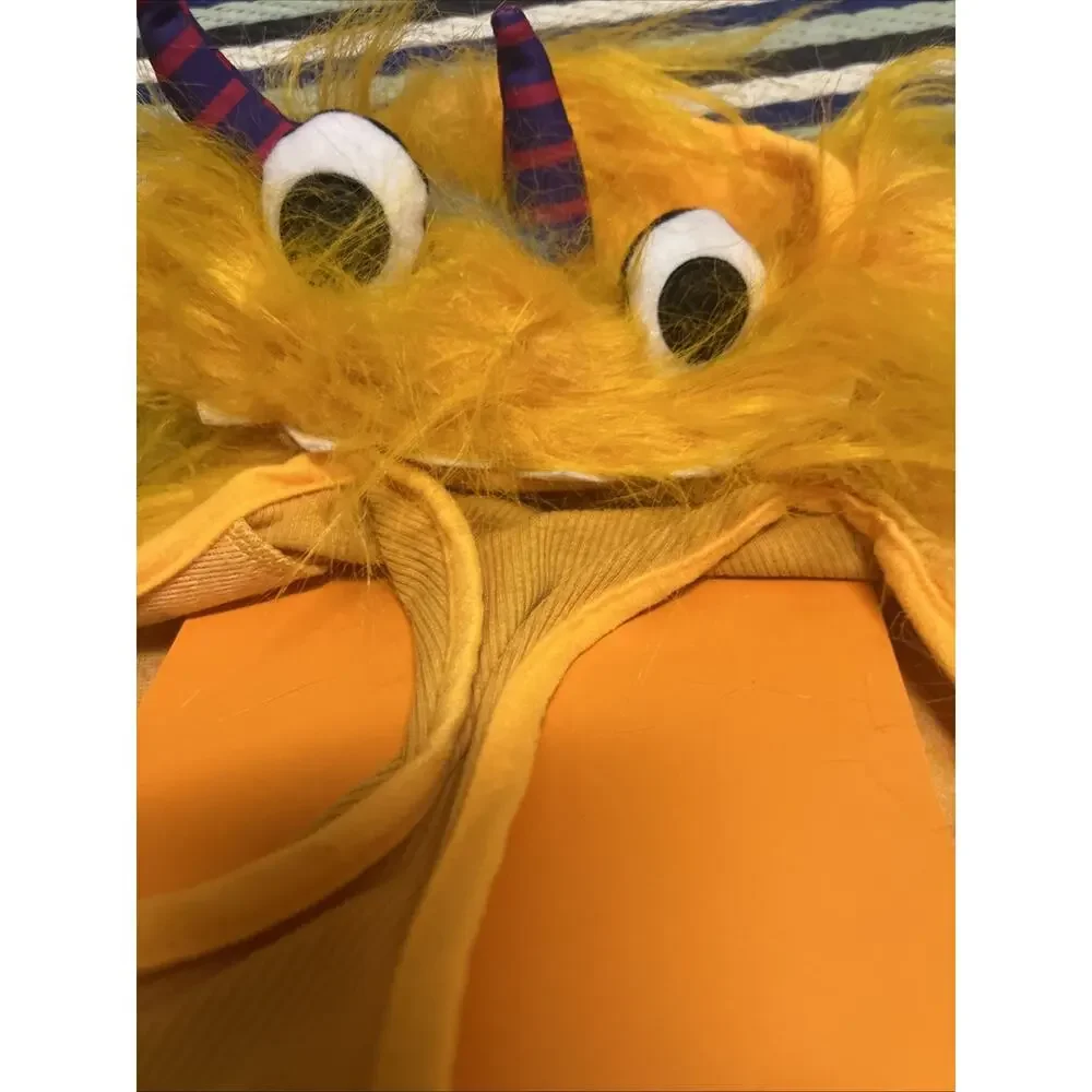Hyde and Eek Yellow Monster Dog / Cat Pet Costume Large New